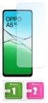 BLUEMOON Futrola tipa novčanik za Oppo A5 5G - maska tisak + zaštitno staklo 9H