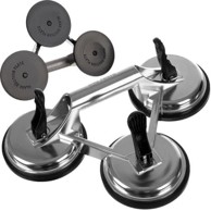 MG Vakuumska usisna čaša za staklo i pločice, crna