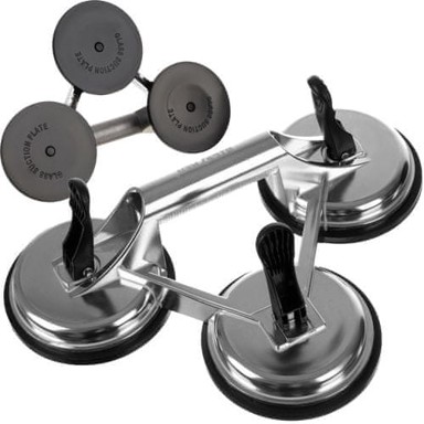 MG Vakuumska usisna čaša za staklo i pločice, crna