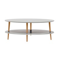 RAGABA Stolić OVO s policom svijetlo sivi