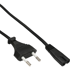 INLINE Kabel za napajanje B-16654A, C7, 3 m, crna