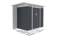 IWHOME Vrtna kućica HYPNOS A 3,65 m² s podnom konstrukcijom, antracit