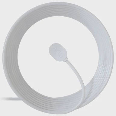 ARLO Magnetski vanjski kabel za punjenje, 7,6 m, bijeli