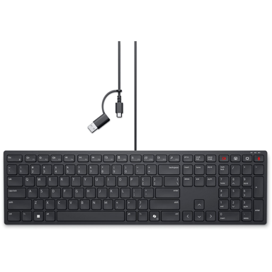 DELL Tipkovnica KB525C, češki/slovački QWERTZ, crna