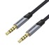 VENTION Audio kabel TRRS, BAQHF, 3.5mm mini jack, 1m, sivi