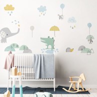 AMBIANCE Dječje naljepnice na zidu Ambijenta Kiša