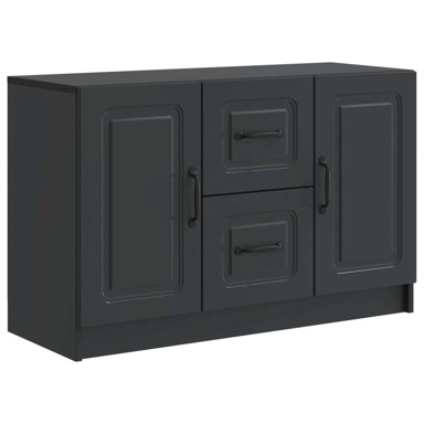 Krevet s ladicama, 89 x 34,5 x 57 cm, konstruirano drvo, crna