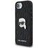 Karl Lagerfeld Monogram Karl Head Pin maskica za iPhone 16, crna
