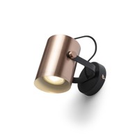 RENDL Pričvršćena svjetiljka Haren, 230V, E27, 15W, bakar/crna