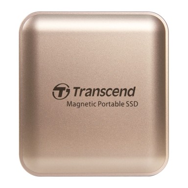 TRANSCEND SSD disk Portable Magnetic, 2 TB, USB 3.2, zlatni