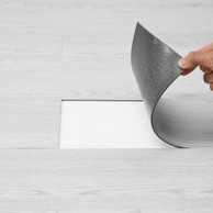VEVOR Vinilne podne pločice 91.4 x 15.2 x 0.25 cm svijetlo siva