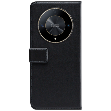 MOBILIZE PU kožna futrola tipa knjige za Honor Magic6 Lite, crna