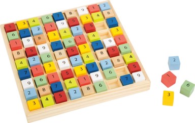 Dječja logička igra, šareni Sudoku