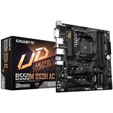 GIGABYTE Matična ploča B550M DS3H, AMD B550, DDR4, mATX, s. AM4