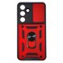 MAXMOBILE Maskica Anti-Shock with Ring za Samsung Galaxy S24 FE, crvena