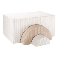 WIGIWAMA Krem dječji tabure od samta Rainbow 