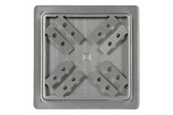 HACO Vrata kade NVD, nehrđajući čelik, 150 × 150 mm