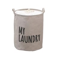 LIVEFY Koš za rublje Landry 40 × 50 cm, sivi