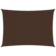 Jedro protiv sunca od tkanine Oxford pravokutno 5 x 7 m smeđe