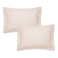BIANCA Jastučnice 2 kom Oxford 50x75 cm od pamučnog satena Bež