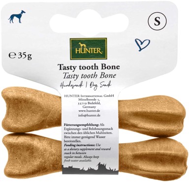 HUNTER Poslastica za pse Tooth Bone, S, 35 g