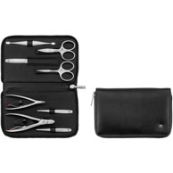 ZWILLING Putni set Twinox, kožna torbica crna, 8 komada