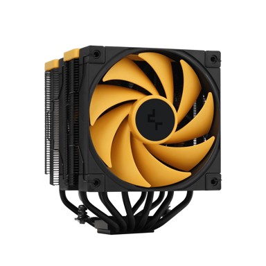 DEEPCOOL Hladnjak za računalo AK620 Zero Dark Zoria, za Intel, žuto/crni