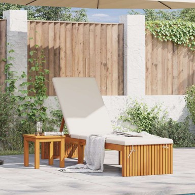 Ležaljka 200 x 55 x 30 cm, masivna akacija