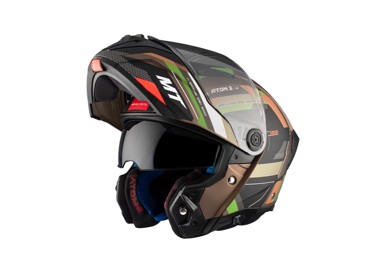 MT HELMETS Kaciga FU404SV Atom 2 SV Bast A6, mat, S