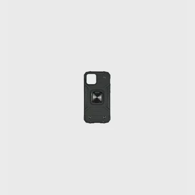 MAXMOBILE Maskica za iPhone 14 Plus 6.7, TPU, Anti-Shock, s prstenom II, crna