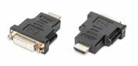 DIGITUS Adapter HDMI M - DVI-I Ž 24+5 AK-330505-000-S, siva