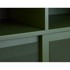 UNIQUE FURNITURE Tamno zeleni metalni ormarić s kliznim vratima 90x140x40 cm Veep