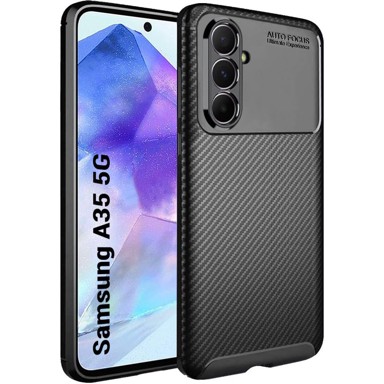 TECHSUIT Maskica CarbonFiber za Samsung Galaxy A35 5G, crna
