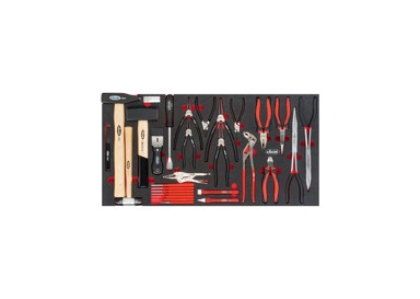 VIGOR Umetak za kolica, set kliješta za osigurače, set kliješta, set čekića, set izbijača, set strugača, V4585