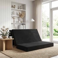 Sofa na razvlačenje, 160 x 67 x 45 cm, crna