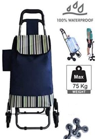 TAVALAX Kolica torba s kotačićima za stepenice 56 L nosivost 75 kg