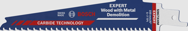 BOSCH Professional 10-dijelni set listova za sabljastu pilu Expert ‘Wood with Metal Demolition’ S 967 XHM (2608900397)