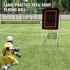 VEVOR Lacrosse rebounder sklopivi, crni