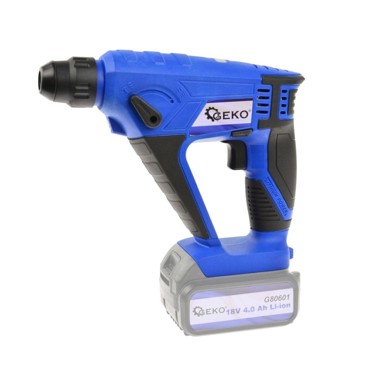 GEKO Udarna bušilica akumulatorska 18V LED + set svrdla