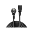 LINDY Strujni kabel 30334, tip A na IEC C13, 0,7 m, crni