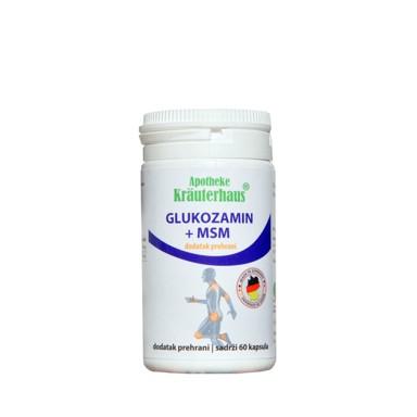 Glukozamin + MSM, 60 kapsula