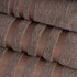 CASA SELECCIÓN Smeđi pamučan ručnik od frotira 50x100 cm Simple
