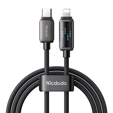 MCDODO Kabel CA-2630 USB-C na Lightning, 36W, LED zaslon, 1.2 m