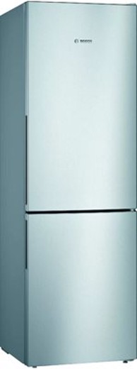 BOSCH Hladnjak KGV36VLEAS, kombinirani, 186cm, Low frost, 214/94l, VitaFresh, energetski razred E, srebrni