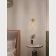 Zidna lampa Stellar, LED, 3000 K, 6 W, 345 lm, gold