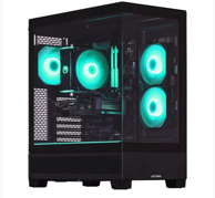 ACTINA Stolno računalo Gaming GameOn / AMD Ryzen 5 8400F, 16 GB RAM, 1 TB SSD, AMD Radeon RX 7600 8 GB, Windows 11 Home, crna