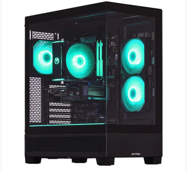 ACTINA Stolno računalo Gaming GameOn / AMD Ryzen 5 8400F, 16 GB RAM, 1 TB SSD, AMD Radeon RX 7600 8 GB, Windows 11 Home, crna