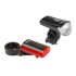 M-WAVE Lampa set prednje akumulatorsko Lux 28/15