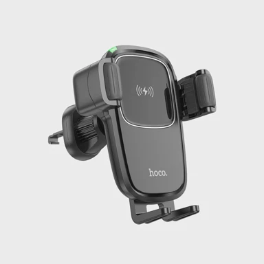 HOCO Držač za mobitel s induktivnim punjenjem HW01 Pro, crni, 15W