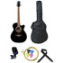 FLIGHT Akustična gitara F-230 BLK, s priborom